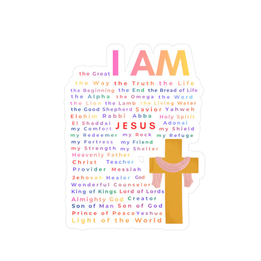 "The Great I am" Kiss-Cut Vinyl Decal